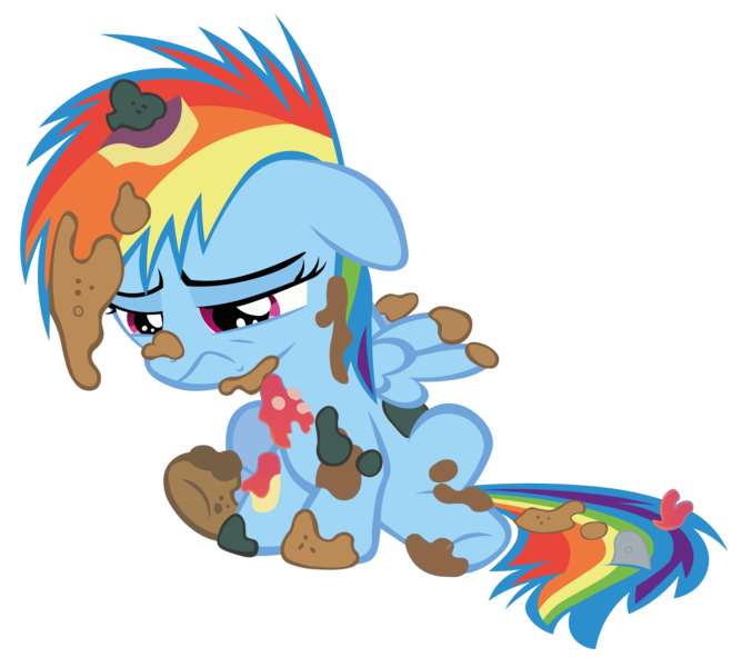 Size: 2585x2321 | Tagged: safe, artist:dragonm97hd, derpibooru import, rainbow dash, pony, newbie dash, female, filly, image, png, rainbow trash, simple background, solo, transparent background