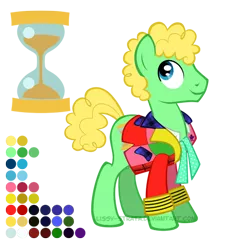Size: 504x504 | Tagged: safe, artist:lissystrata, derpibooru import, doctor whooves, time turner, ponified, earth pony, pony, clothes, crossover, doctor who, fashion disaster, image, jacket, male, my eyes, png, reference sheet, simple background, sixth doctor, solo, stallion, tacky, the doctor, the explosion in a rainbow factory, transparent background
