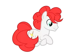 Size: 1369x1021 | Tagged: safe, artist:galaxyswirlsyt, derpibooru import, oc, oc:bubble air, earth pony, pony, image, lying down, male, offspring, parent:fire streak, parent:sunset shimmer, parents:sunsetstreak, png, prone, simple background, solo, stallion, transparent background