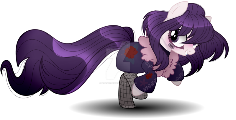 Size: 1280x650 | Tagged: safe, artist:reptaurdrawsmlp, derpibooru import, oc, oc:kowareta, earth pony, pony, clothes, female, image, mare, png, simple background, solo, transparent background