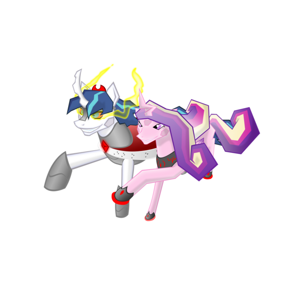 Size: 894x894 | Tagged: safe, artist:gatesmccloud, derpibooru import, princess cadance, shining armor, alicorn, pony, unicorn, alternate universe, armor, bevor, boots, chestplate, clothes, cmc 10k, corrupted, corrupted cadance, corrupted shining armor, crown, crystal kingdom, crystalance, cuirass, curved horn, dark magic, fangs, fauld, female, gorget, helmet, hoof shoes, horn, image, jagged horn, jewelry, king shining sombra, magic, male, pauldron, peytral, plackart, png, queen crystalance, regalia, shining sombra, shoes, simple background, solo, sombra eyes, sombra's cape, sombra's robe, tiara, transparent background