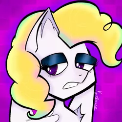 Size: 1080x1080 | Tagged: safe, artist:schizoscar, derpibooru import, surprise, pony, bust, image, jpeg, portrait, solo