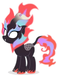 Size: 3603x4770 | Tagged: safe, artist:cirillaq, derpibooru import, kirin, nirik, absurd resolution, image, png, simple background, smiling, solo, transparent background, vector