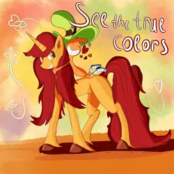 Size: 1024x1024 | Tagged: safe, artist:lemonykleonella, derpibooru import, oc, oc:kleonella, pony, unicorn, crossover, cute, friendshipping, heart, hug, image, jpeg, wander over yonder