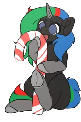 Size: 1750x2613 | Tagged: safe, artist:cookiedo, derpibooru import, oc, oc:thinkpony, pony, unicorn, candy, candy cane, commission, female, food, frog (hoof), image, licking, mare, png, tongue out, underhoof, ych result, your character here