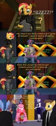 Size: 1920x4320 | Tagged: safe, artist:papadragon69, derpibooru import, blues, caramel, noteworthy, rarity, sci-twi, spike, spike the regular dog, sunset shimmer, twilight sparkle, anthro, dog, earth pony, pony, unicorn, equestria girls, 3d, clothes, comic, costume, dress, female, firefighter, french, image, male, mare, marshall (paw patrol), old master q, parody, paw patrol, png, princess peach, reference, source filmmaker, stallion, suit, super mario bros., vault suit