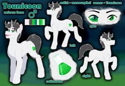 Size: 2200x1506 | Tagged: safe, artist:meowcephei, derpibooru import, oc, oc:tounicoon, unicorn, commission, image, png, reference sheet
