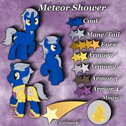 Size: 2000x2000 | Tagged: safe, derpibooru import, oc, oc:meteor shower, image, png, reference sheet