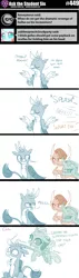 Size: 801x2836 | Tagged: safe, artist:sintakhra, derpibooru import, edit, edited edit, editor:background pony #91z0, gallus, ocellus, smolder, changedling, changeling, dragon, gryphon, tumblr:studentsix, crossed arms, cute, cute bug noises, diaocelles, gallabetes, image, looking at each other, ocellus is not amused, pencil, png, post-it, prank, puffy cheeks, revenge, scratching, scrunchy face, smolder is not amused, stifling laughter, talking to viewer, this will end in pain, tickling, unamused, wet, wet mane, wide eyes