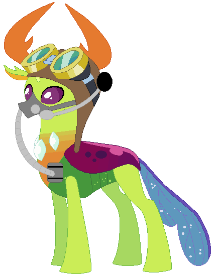 Size: 432x556 | Tagged: safe, artist:hubfanlover678, derpibooru import, thorax, changedling, changeling, aviator goggles, aviator hat, gas mask, goggles, hat, headset, image, king thorax, mask, png, simple background, solo, white background