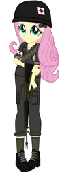 Size: 1439x4096 | Tagged: safe, artist:edy_january, derpibooru import, fluttershy, equestria girls, american, assault rifle, call of duty, call of duty black ops, call of duty black ops cold war, eqg promo pose set, fluttermedic, gun, image, m16, m16a1, marines, medic, medic fluttershy, natasha shakovich, png, rifle, solo, u.s marines, usmc, vietnam, vietnam war, vietnam war series, weapon