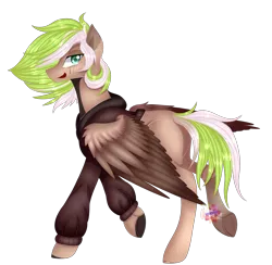 Size: 1943x1898 | Tagged: safe, artist:naezithania, derpibooru import, oc, pegasus, pony, clothes, hoodie, image, png, simple background, solo, transparent background