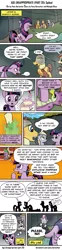 Size: 971x3917 | Tagged: safe, artist:pony-berserker, derpibooru import, caramel, derpy hooves, spike, sweetie belle, twilight sparkle, oc, oc:cream heart, dragon, pegasus, pony, unicorn, comic:age (in)appropriate, abuse, clothes, comic, dead, dragon mail, female, filly, hammer, image, male, mare, png, sending a letter, speech bubble, spikeabuse, stallion, sweat, sweatdrop, thinking, unicorn twilight