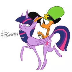 Size: 1024x1024 | Tagged: safe, artist:frigg-fluff, derpibooru import, twilight sparkle, twilight sparkle (alicorn), alicorn, pony, hashtag, image, jpeg, wander (wander over yonder), wander over yonder