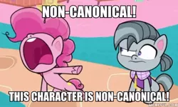 Size: 600x359 | Tagged: safe, derpibooru import, edit, edited screencap, screencap, pinkie pie, earth pony, pony, my little pony: pony life, pie vs. pie, spoiler:pony life s01e23, caption, clothes, cropped, duo, female, image, image macro, jpeg, male, memeful.com, nose in the air, octavio pie, open mouth, pointing, text, wavy mouth