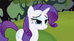 Size: 1280x720 | Tagged: safe, derpibooru import, screencap, rarity, pony, unicorn, spike at your service, female, image, lidded eyes, mare, png, solo