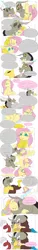 Size: 2894x19270 | Tagged: safe, artist:snspony, derpibooru import, discord, fluttershy, draconequus, pegasus, pony, comic, crying, dialogue, discoshy, female, hug, image, male, plot twist, png, shipping, straight, tongue out