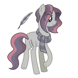 Size: 2160x2160 | Tagged: safe, artist:gallantserver, derpibooru import, oc, earth pony, pony, clothes, female, image, magical lesbian spawn, mare, offspring, parent:blossomforth, parent:marble pie, png, scarf, simple background, solo, transparent background