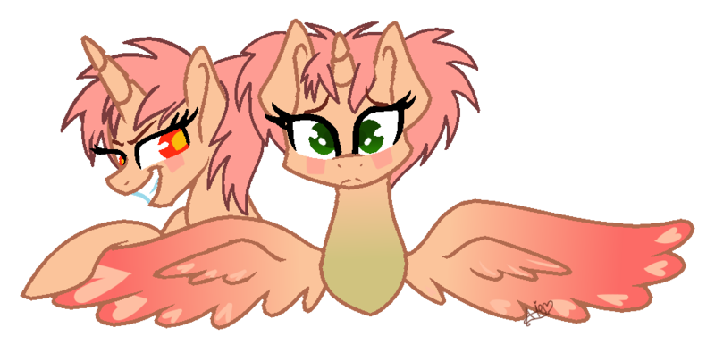 Size: 957x473 | Tagged: safe, artist:muhammad yunus, derpibooru import, alicorn, pony, unicorn, season 2, 2018, aelita schaeffer, base used, code lyoko, diary, evil eyes, evil grin, female, grin, gritted teeth, heart, horror, image, implied lil miss rarity, lil miss aelita, mare, png, simple background, smiling, transparent background, wings, xana