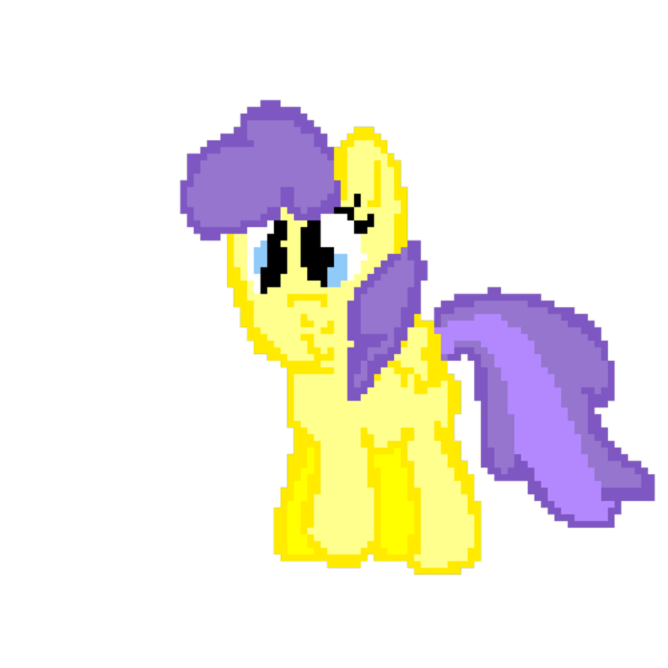 Size: 1024x1024 | Tagged: safe, artist:mario64, derpibooru import, alula, pluto, pegasus, pony, awwlula, cute, erroriabetes, female, filly, image, pixel art, png, simple background, smiling, solo, transparent background