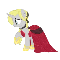 Size: 1700x1700 | Tagged: safe, artist:katelynleeann42, derpibooru import, oc, oc:moon beam, pony, unicorn, clothes, dress, female, gala dress, image, mare, png, show accurate, simple background, solo, transparent background