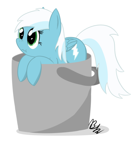 Size: 1280x1304 | Tagged: safe, artist:phoenixswift, derpibooru import, fleetfoot, pony, alternate hairstyle, ask-fleetfoot, bucket, image, png, simple background, solo, transparent background