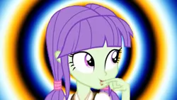 Size: 1463x828 | Tagged: safe, derpibooru import, edit, starlight, equestria girls, babbling, background human, female, flapping lips, hypnotic background, image, jpeg, silly, solo