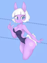 Size: 1274x1685 | Tagged: suggestive, derpibooru import, oc, anthro, earth pony, bone, breasts, clothes, cute, cutie mark, image, png, purple, skeleton, skinny, solo, suit, tight