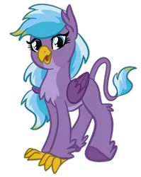 Size: 1317x1653 | Tagged: safe, artist:sjart117, derpibooru import, oc, oc:guided winds, avian, hippogriffon, hybrid, derpibooru community collaboration, 2021 community collab, beak, claws, cute, female, happy, hooves, image, interspecies offspring, offspring, parent:gallus, parents:gallstream, parent:silverstream, permission given, png, simple background, transparent background
