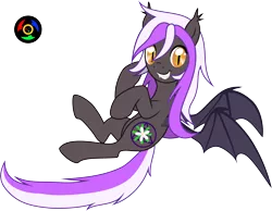 Size: 4098x3183 | Tagged: safe, artist:kyoshyu, derpibooru import, oc, oc:azalea veil, bat pony, pony, female, high res, image, mare, png, simple background, solo, transparent background, vector