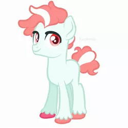 Size: 2600x2600 | Tagged: safe, artist:kazeronda, derpibooru import, oc, oc:peppermint stick, earth pony, pony, image, jpeg, solo