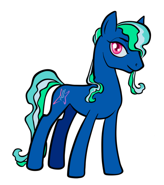 Size: 961x1086 | Tagged: safe, artist:saby, derpibooru import, oc, oc:skyfire shred, ponified, unofficial characters only, earth pony, pony, /mlp/ weekly pony collab, 4chan, androgynous, female, image, long mane, mare, png, simple background, solo, standing, transparent background