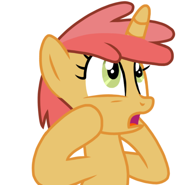 Size: 768x768 | Tagged: source needed, safe, artist:kevydraws, derpibooru import, firelock, pony, unicorn, cute, female, filly, firedorable, image, png, scared, screaming, simple background, solo, the horror, transparent background, vector, yelling