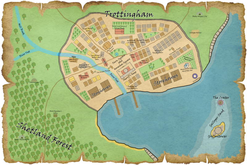 Size: 1024x683 | Tagged: safe, alternate version, artist:malte279, derpibooru import, tails of equestria, griffish isles, image, map, parchment, pen and paper rpg, png, trottingham, worldbuilding