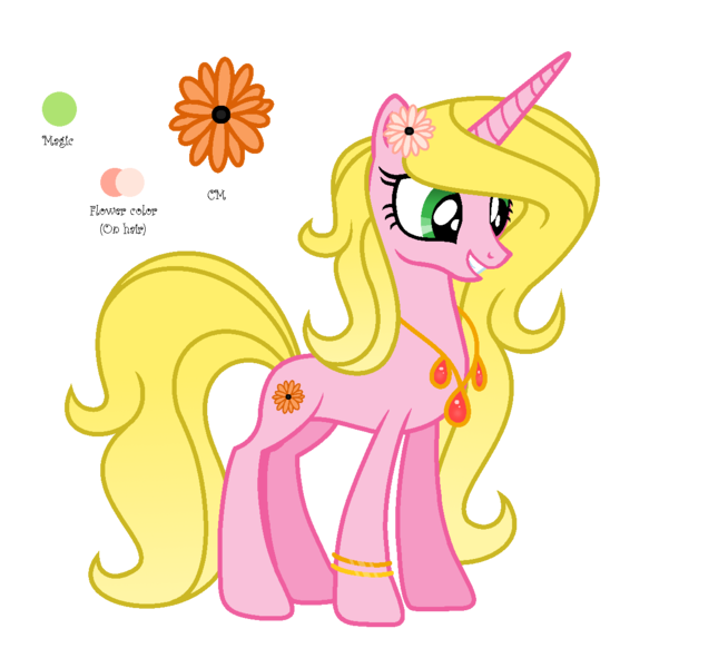 Size: 1261x1157 | Tagged: safe, artist:darbypop1, derpibooru import, oc, oc:blossom, unofficial characters only, pony, unicorn, female, flower, flower in hair, image, mare, png, simple background, solo, transparent background