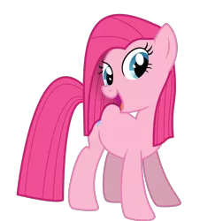 Size: 1024x1132 | Tagged: safe, artist:eagle1division, derpibooru import, pinkie pie, earth pony, pony, female, image, looking at you, mare, open mouth, pinkamena diane pie, png, simple background, solo, transparent background, vector