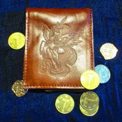 Size: 3156x3156 | Tagged: safe, alternate version, artist:malte279, derpibooru import, princess celestia, coin, craft, image, jpeg, leather, pyrography, traditional art, wallet