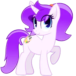 Size: 1151x1151 | Tagged: safe, artist:rivin177, derpibooru import, oc, unofficial characters only, pony, unicorn, derpibooru community collaboration, 2021 community collab, blue eyes, image, png, ponytail, purple hair, simple background, solo, transparent background