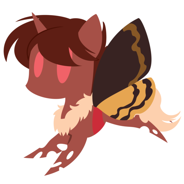 Size: 2084x2084 | Tagged: safe, artist:captshowtime, derpibooru import, part of a set, oc, oc:red flux, unofficial characters only, changeling, insect, moth, mothling, original species, pony, butterfly wings, chibi, commission, cute, fluffy, icon, image, png, red changeling, simple background, solo, species swap, transparent background, wings, ych result