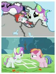 Size: 3106x4096 | Tagged: safe, derpibooru import, screencap, coconut cream, toola roola, twilight sparkle, earth pony, pony, unicorn, fame and misfortune, feeling pinkie keen, angry, armenia, azerbaijan, current events, image, jpeg, politics, rage, unicorn twilight