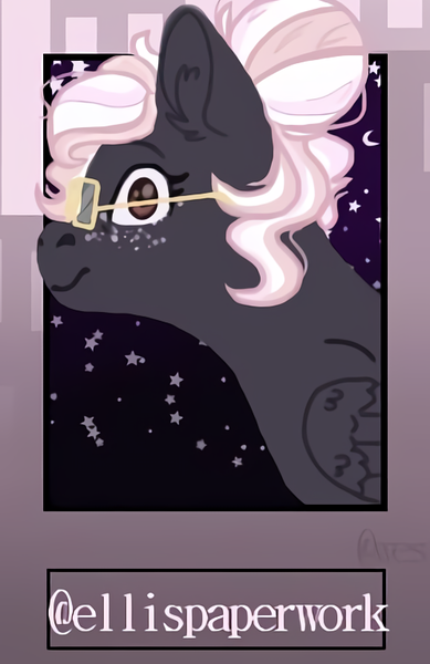 Size: 497x766 | Tagged: safe, alternate version, artist:darestorm, derpibooru import, oc, unofficial characters only, pegasus, pony, bust, freckles, glasses, image, pegasus oc, png, solo, stars, wings