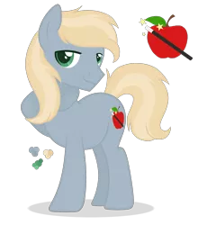 Size: 2300x2500 | Tagged: safe, artist:magicuniclaws, derpibooru import, oc, unofficial characters only, earth pony, pony, image, male, offspring, parent:braeburn, parent:trixie, parents:trixburn, png, simple background, solo, stallion, transparent background