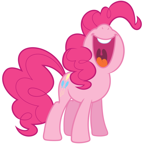 Size: 2449x2449 | Tagged: safe, artist:janocota, derpibooru import, pinkie pie, spike at your service, image, nose in the air, png, simple background, solo, transparent background, vector