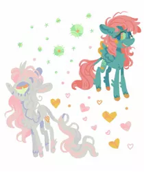 Size: 1505x1791 | Tagged: safe, artist:astro_eden, derpibooru import, oc, unofficial characters only, pegasus, pony, unicorn, duo, image, jpeg