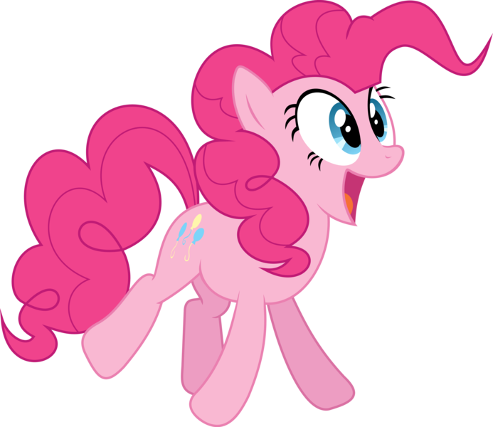 Size: 2631x2279 | Tagged: safe, artist:hornflakes, derpibooru import, pinkie pie, earth pony, pony, female, happy, image, mare, png, simple background, solo, transparent background, vector