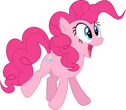 Size: 2631x2279 | Tagged: safe, artist:hornflakes, derpibooru import, pinkie pie, earth pony, pony, female, happy, image, mare, png, simple background, solo, transparent background, vector