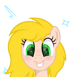 Size: 1200x1200 | Tagged: safe, artist:ponkus, derpibooru import, oc, oc:ponkus pingus, earth pony, pony, bust, cute, female, freckles, image, mare, png, portrait, solo