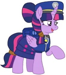 Size: 954x1080 | Tagged: safe, artist:徐詩珮, derpibooru import, twilight sparkle, twilight sparkle (alicorn), alicorn, pony, series:sprglitemplight diary, series:sprglitemplight life jacket days, series:springshadowdrops diary, series:springshadowdrops life jacket days, alternate hairstyle, alternate universe, chase (paw patrol), clothes, female, i can't believe it's not ejlightning007arts, image, paw patrol, png, simple background, star wars, transparent background