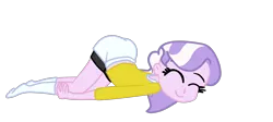 Size: 2484x1112 | Tagged: suggestive, artist:gmaplay, derpibooru import, diamond tiara, equestria girls, ass, ass up, butt, diamond buttiara, face down ass up, female, image, mimir, png, simple background, sleeping, solo, transparent background