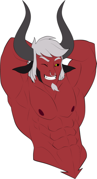 Size: 881x1622 | Tagged: source needed, suggestive, artist:sparks220stars, derpibooru import, lord tirek, centaur, abs, clothes, grin, human facial structure, image, looking at you, male, male nipples, muscles, nipples, nudity, one eye closed, partial nudity, pecs, png, smiling, solo, solo male, topless, wink, winking at you